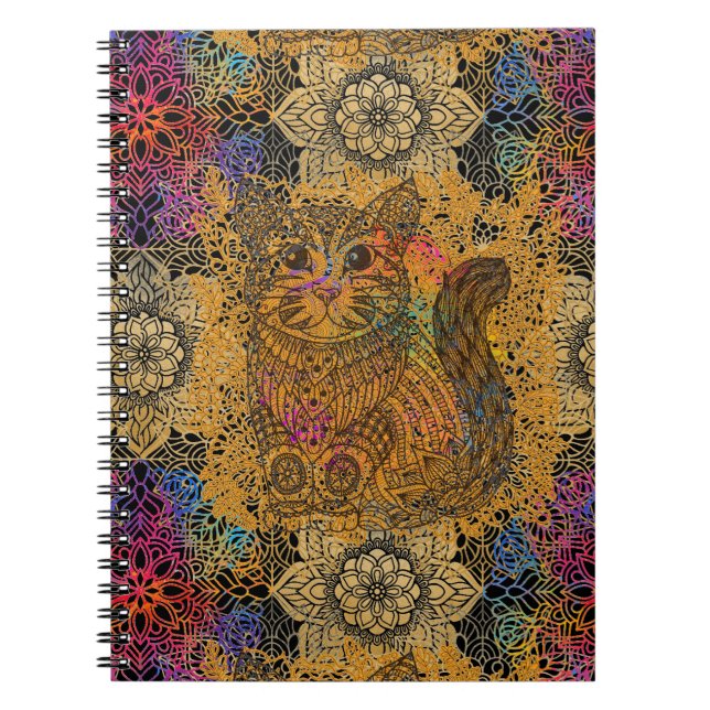 Cuaderno Bloc de notas de gato (Frente)