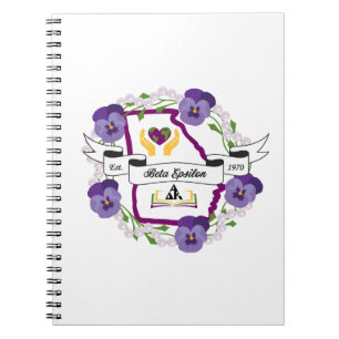 Cuaderno Bloc de notas de Georgia Beta Epsilon