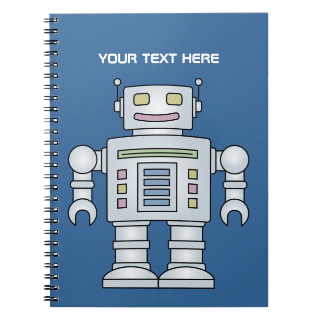 Cuaderno bloc de notas de Guay Robot | Suministros escolare (Frente)