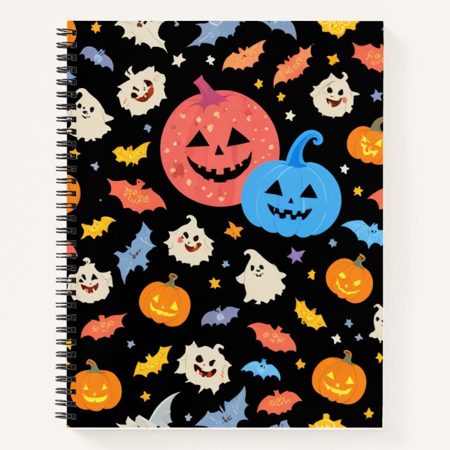 Cuaderno Bloc de notas de Halloween (Anverso)