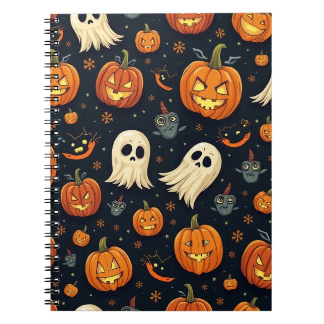 Cuaderno Bloc de notas de Halloween (Frente)