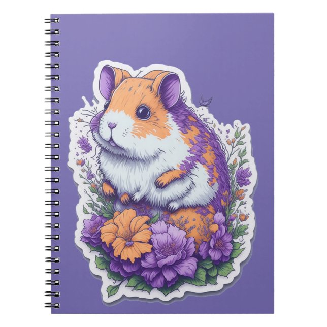 Cuaderno bloc de notas de Hamster (Frente)