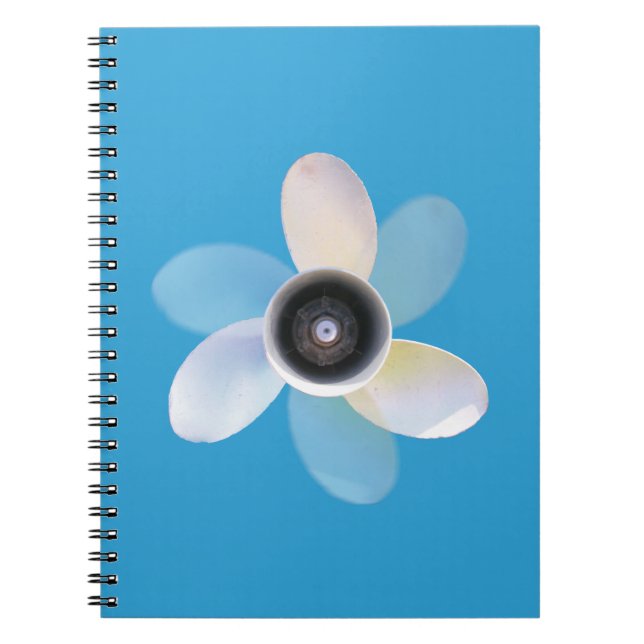 Cuaderno Bloc de notas de hélice de barco (Frente)