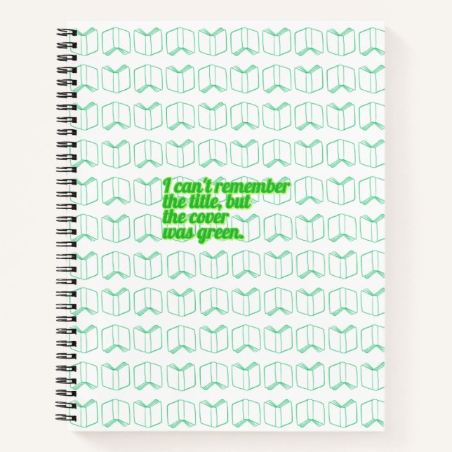 Cuaderno Bloc de notas de humor bibliotecario enlazado en e (Anverso)