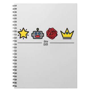 Cuaderno Bloc de notas de iconos de SCK