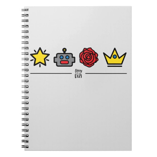 Cuaderno Bloc de notas de iconos de SCK (Frente)