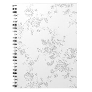 Cuaderno bloc de notas de imágenes en espiral de diseño de 
