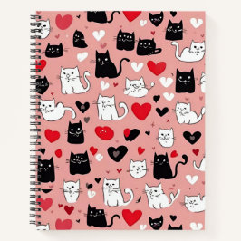 Cuaderno Bloc de notas de impresión de gato