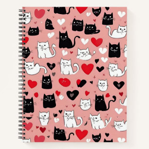 Cuaderno Bloc de notas de impresión de gato
