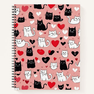 Cuaderno Bloc de notas de impresión de gato
