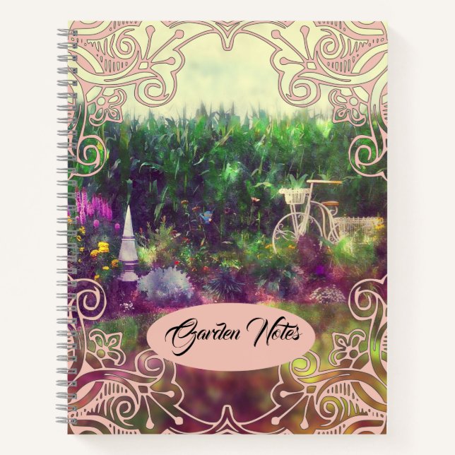Cuaderno Bloc de notas de jardín (Anverso)
