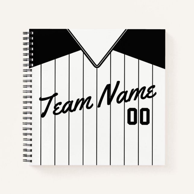 Cuaderno Bloc de notas de Jersey para personalizable de béi (Anverso)