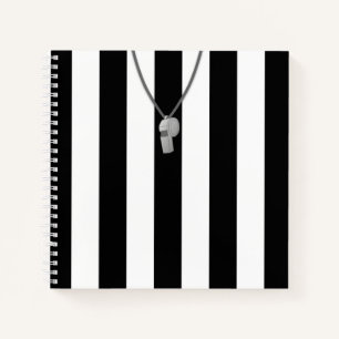 Cuaderno Bloc de notas de Jersey Stripey para árbitros de 