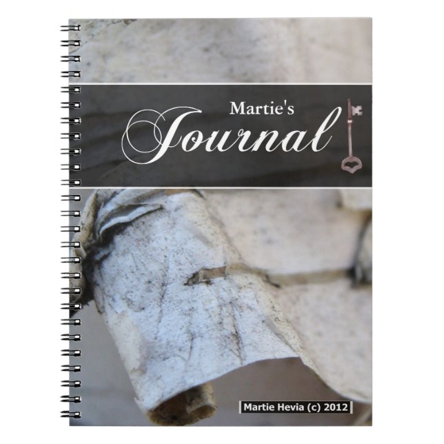 Cuaderno Bloc de notas de Journal - Baraja de birch (Frente)