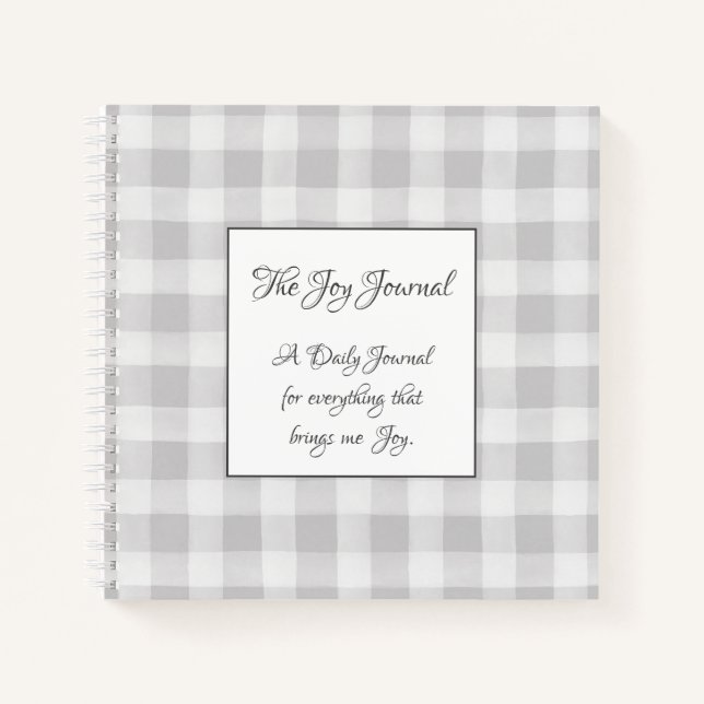 Cuaderno Bloc de notas de Joy Journal (Anverso)