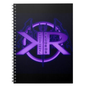 Cuaderno Bloc de notas de Knightnal Records y Bloc de escri