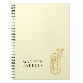Cuaderno Bloc de notas de la banda de músicos de Baritone