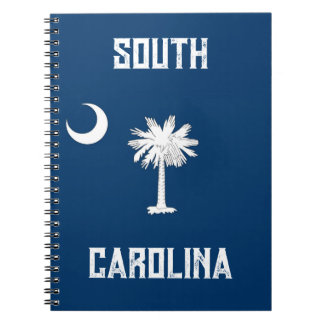 Cuaderno Bloc de notas de la bandera de Carolina del Sur