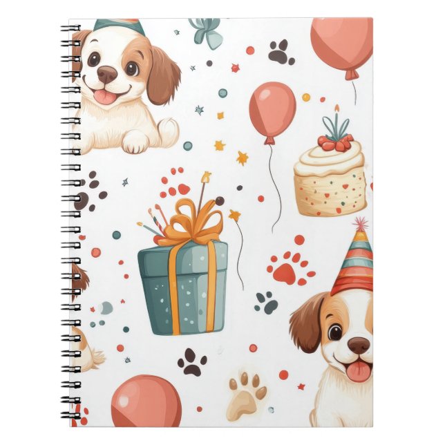 Cuaderno Bloc de notas de la cabaña de cumpleaños - Celebra (Frente)