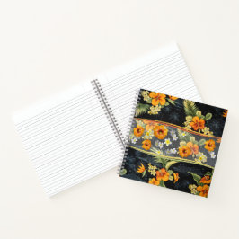 Cuaderno Bloc de notas de la camiseta Retro Aloha