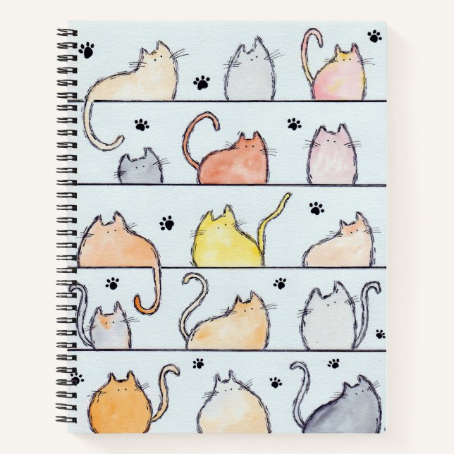 Cuaderno Bloc de notas de la ciudad de Kitty (Anverso)