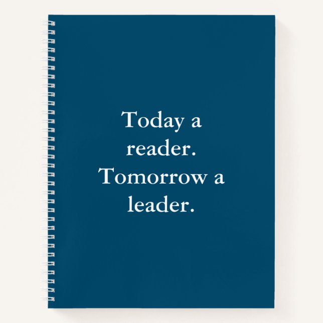 Cuaderno Bloc de notas de la Escuela de Afirmación Positiva (Anverso)