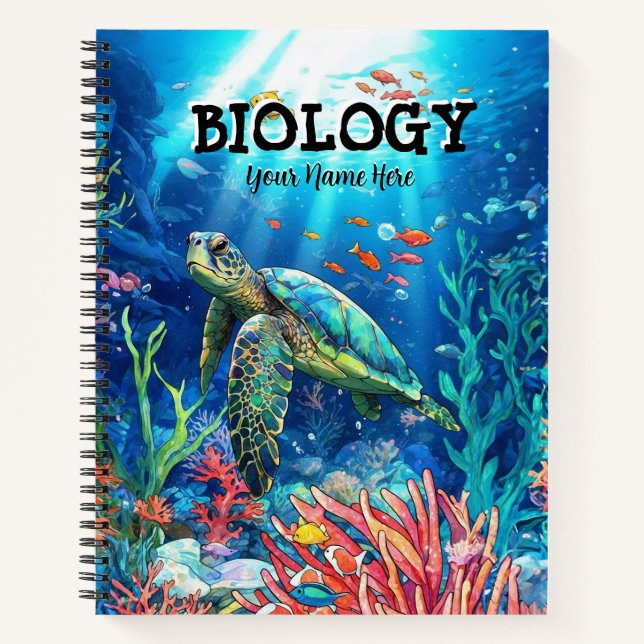 Cuaderno Bloc de notas de la Escuela de Biología (Anverso)