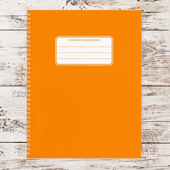 Cuaderno Bloc de notas de la escuela de composición espiral (Subido por el creador)