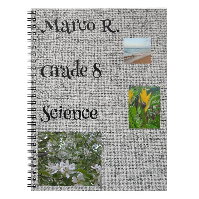 Cuaderno Bloc de notas de la escuela de Personalizable sobr (Frente)