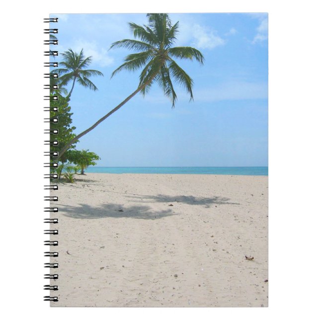 Cuaderno Bloc de notas de la isla tropical (Frente)