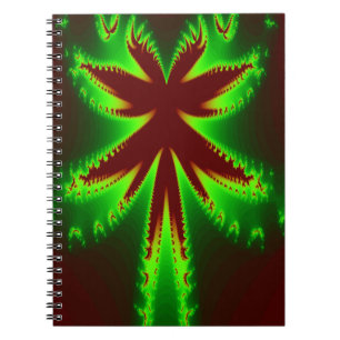 Cuaderno Bloc de notas de la libélula en llamas