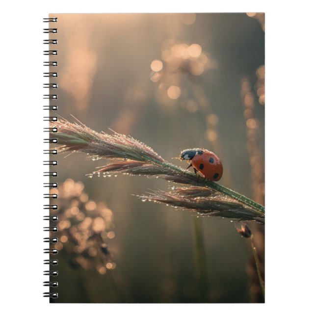 Cuaderno Bloc de notas de la mañana de Ladybug (Frente)