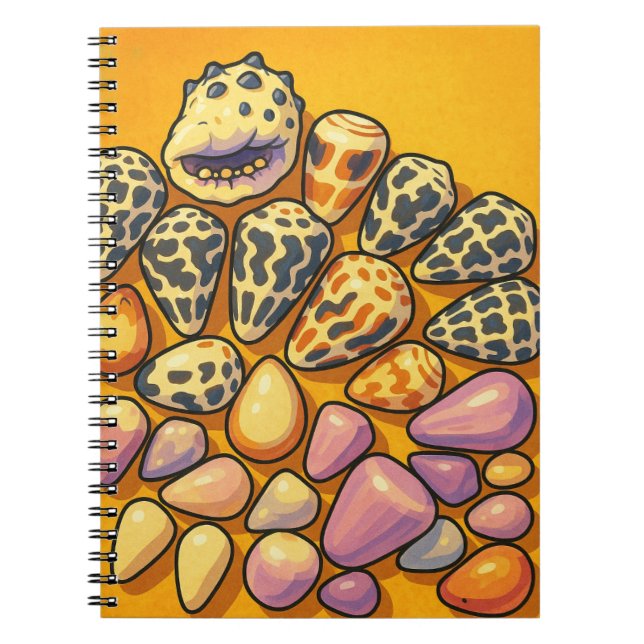 Cuaderno Bloc de notas de la paleta de océano (Frente)