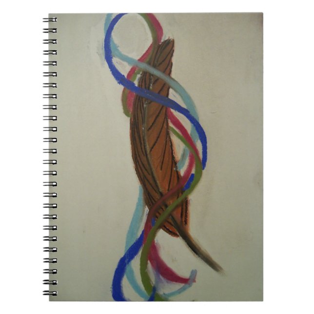 Cuaderno bloc de notas de la pluma de elementos (Frente)