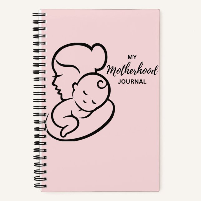 Cuaderno Bloc de notas de la revista Motherhood (Anverso)