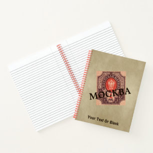 Cuaderno Bloc de notas de la Rusia zarista