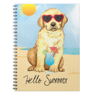 Cuaderno Bloc de notas de laboratorio amarillo de verano