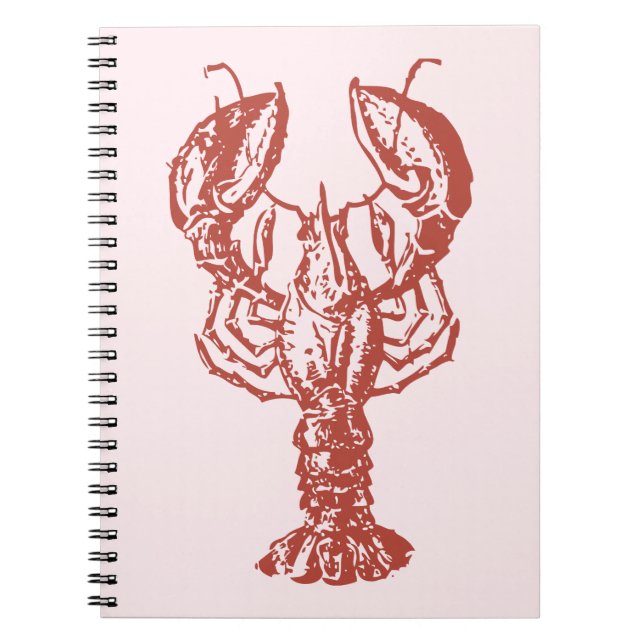 Cuaderno Bloc de notas de langosta (Frente)