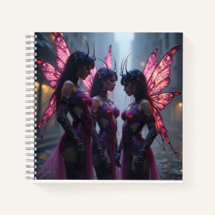 Cuaderno Bloc de notas de las ferias de Cyberpunk