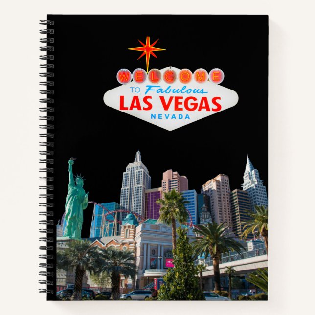 Cuaderno Bloc de notas de Las Vegas (Anverso)