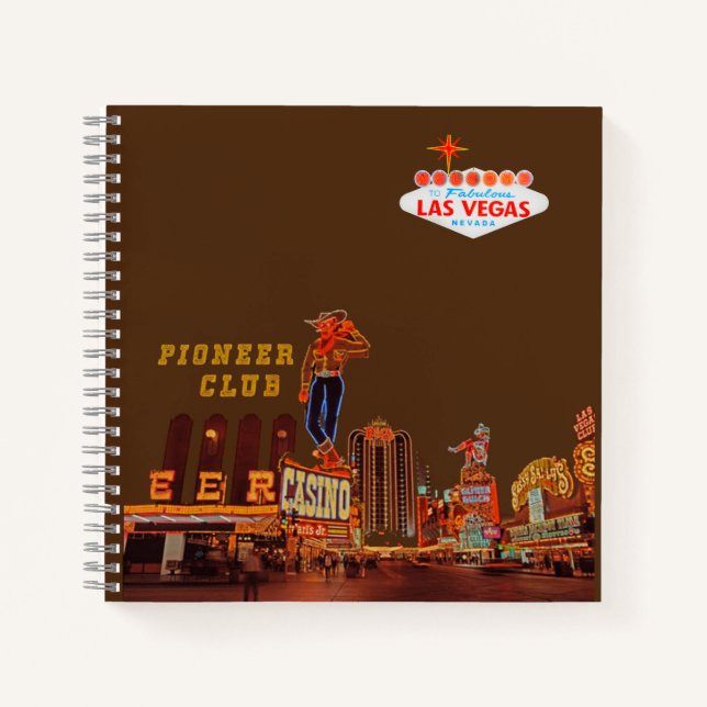 Cuaderno Bloc de notas de Las Vegas (Anverso)