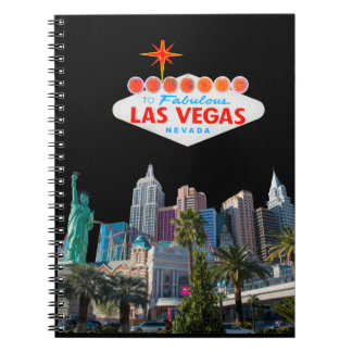 Cuaderno Bloc de notas de Las Vegas