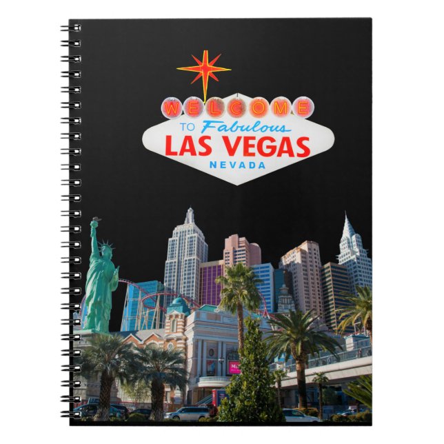 Cuaderno Bloc de notas de Las Vegas (Frente)