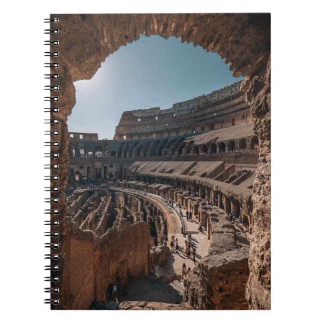 Cuaderno Bloc de notas de legado de color (Frente)