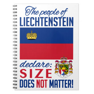 Cuaderno bloc de notas de Liechtenstein