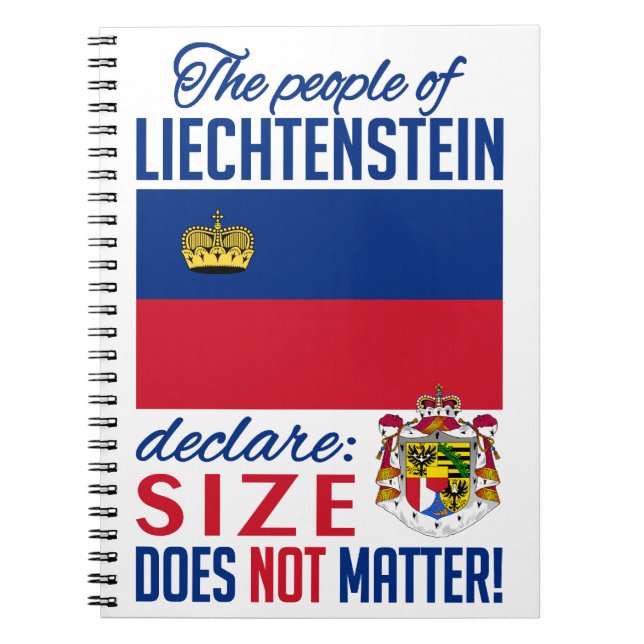 Cuaderno bloc de notas de Liechtenstein (Frente)