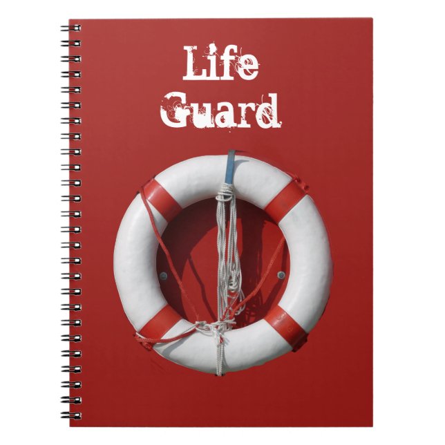 Cuaderno Bloc de notas de Life Guard (Frente)