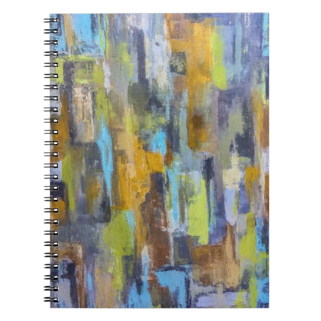 Cuaderno Bloc de notas de lluvia otoñal (Frente)