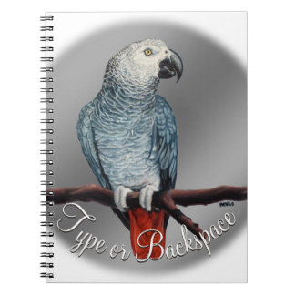 Cuaderno Bloc de notas de loros personaliza el esbozo de gr