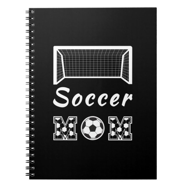 Cuaderno Bloc de notas de mamá de fútbol (Frente)